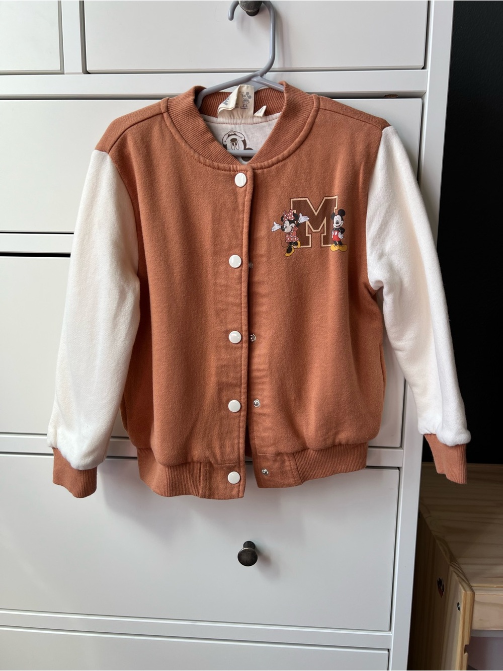 Kids 4T Disney Mickey Minnie Mouse Varsity Jacket